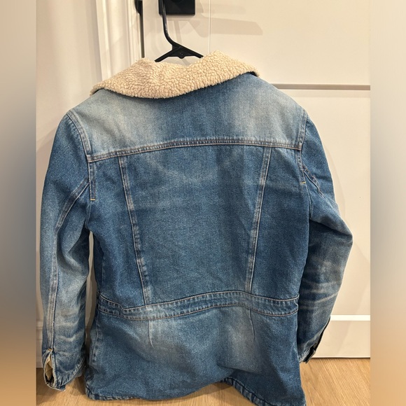 Ladies Size Medium Brody Jeans Wool Lined Jean Jacket - Great Condition - Picture 4 of 4